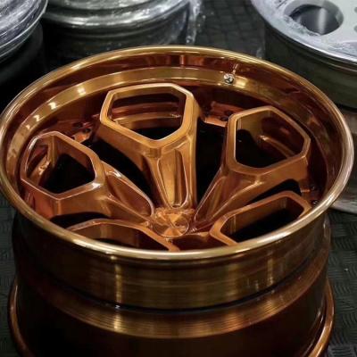 China Hot Selling 2 ALLOY 3 Pieces Forged Aluminum Alloy Wheels Deep Concave Plate Deep Lip Rims 18 19 20 21 22 Inch Wheel For Dodge Charger G80 for sale