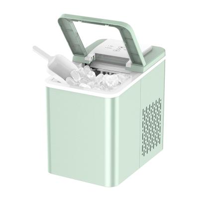 China 27Lbs Hotel Ice Maker 2 Size Portable Countertop Automatic Electric Ice Cube Making Machine Self-cleaning Function for sale