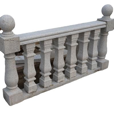 China High Quality And Inexpensive Solid Granite Garden Fence And Column Stair Column Fence for sale