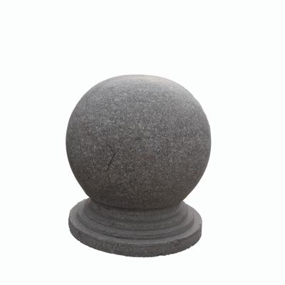 China Modern custom chinese cheap granite car parking support stone, used for parking pink stone ball for sale