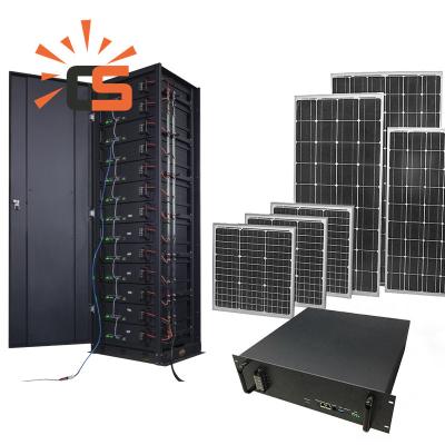 China Solar Can Be 51.2v 50ah 100ah 200ah Storage System Lithium Ion Battery Pack Lifepo 4 50ah 48v Paralleled Solar Powered Communication for sale