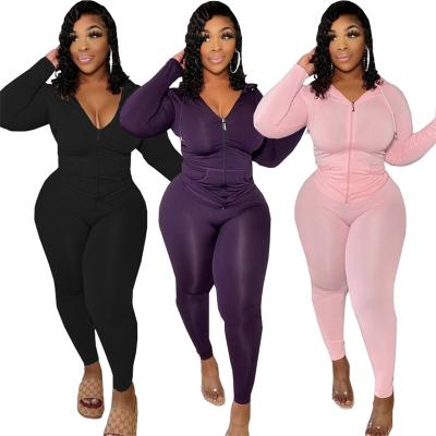 China 2021 Fat Drop Womens 5XL Hot Selling Breathable Gears Clothing Hoodie Casual Fat Leggings Plus Size Women 2 Two Piece Set For Fat Ladies for sale