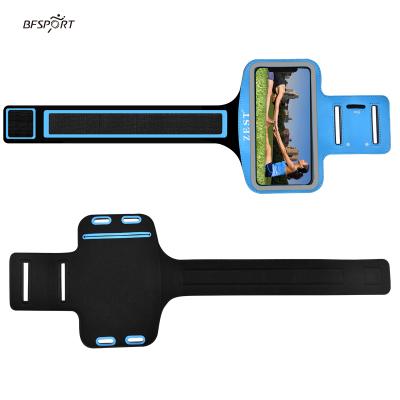 China Outdoor Shockproof Neoprene Sport Mobile Phone Running Armband With PVC Window for sale