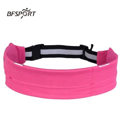 China Running Belt Waist Bag Gym Bag Belt Anti-theft Polyester Large High Elastic Capacity for sale