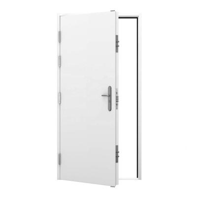 China 90 Minutes Cheap Exterior Traditional Fire Rated Steel Doors For Commercial House for sale