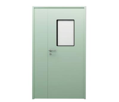 China Fire Protection Metal Hospital Clean Room Hotel Clean Flat Door With ISO 9001 for sale