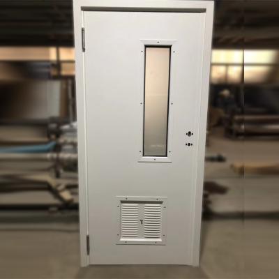 China Traditional Flush Entry Prehung Steel Door Insulated Doors For Commercial And Residential Construction for sale