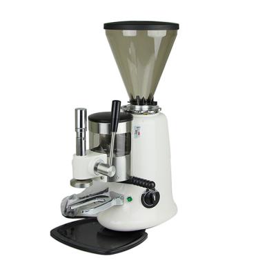 China Hotel Burrs Commercial Coffee Grinder For Espresso With Tamper for sale