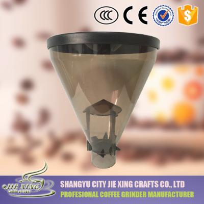 China plastic coffee grinder hopper for sale