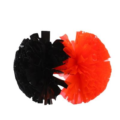 China PET Material Custom Round Cheer Pom Poms For Cheerleading And Competition for sale