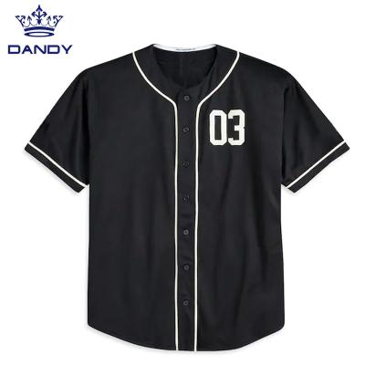 China High Quality Custom Black Shirts/Baseball Shirts+Shorts Kids Tank Top Sublimation OEM Black Logo for sale