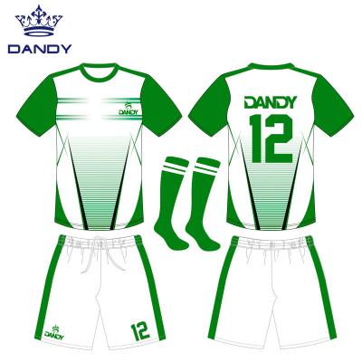 China Dandy Sports Custom Logo Tracksuit Uniforms Men's Soccer Training Wear Sublimation Quick Dry Soccer Jersey for sale