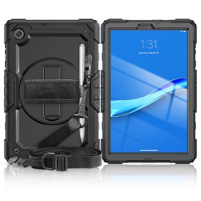 China Dropproof 360 Rotation Hand Strap&Kickstand Shockproof Dustproof Tablet Case For Lenovo Tab M10 Plus 10.3