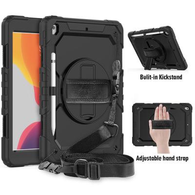 China 2019 Hot Selling Shockproof In Stock Tablet Cases For Ipad 10.2 Silicone Shockproof Cover With Built-in Screen Protector for sale