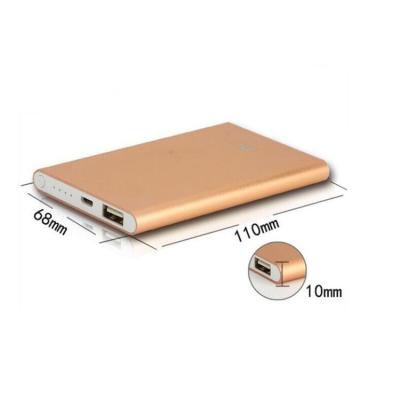 China Cheap fast charge support price customize logo 4000mah portable power bank for smart phone for sale