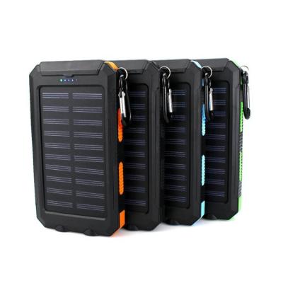 China Solar Panel Charging Charger 20000mah Solar Mobile Power Bank For Cell Phones Smartphones for sale