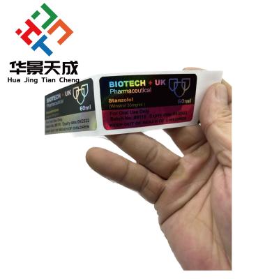 China Digital Printing Glass Vial Labels For High Performance Vials for sale