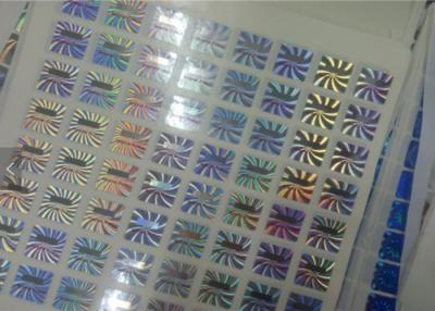 China PET Security Hologram Sticker / Anti Counterfeit Label With Serial Number Codes for sale