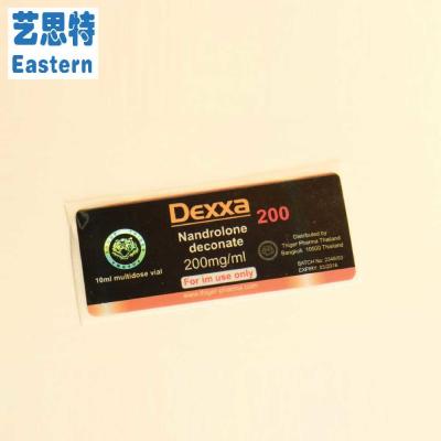 中国 デカ 250mg 薬剤 薬剤 注射 ガラス 瓶 25x60mm レーザー ホログラム素材 販売のため