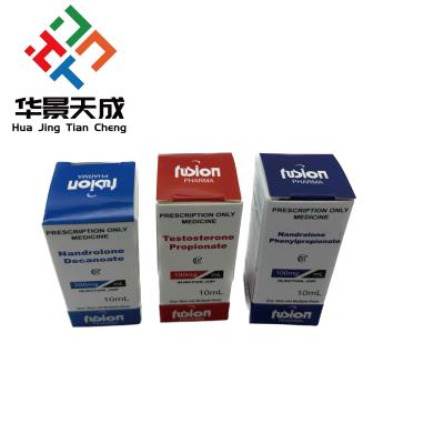 China Test E  Injection Oil Hologram Labels And Boxes 10ml Vial Box Paper Packaging zu verkaufen