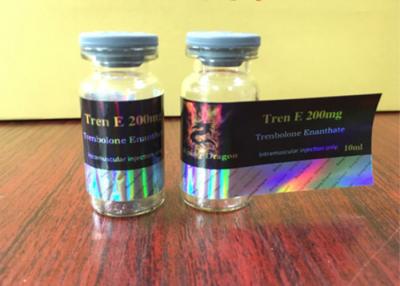 China Tren E 200 Hologramm Laser PET Steroid Injektion 10 ml Durchstechflaschen Etiketten zu verkaufen