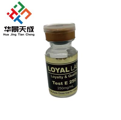 China Etiquetas de frascos de peptídeos injectáveis impermeáveis de 2 ml Imprimir material dourado para retatrútido 10 mg Material durável à venda