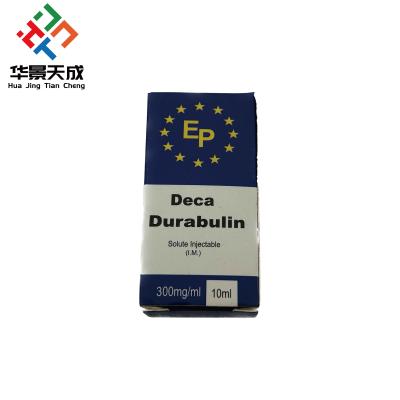 China Customizable 10ml Vial Boxes Paper Glossy Finish For Sterode DecaVials Packing for sale