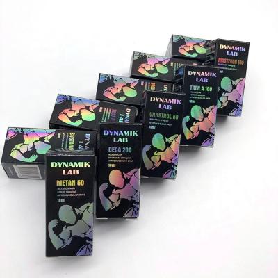 China Glossy Lamination Hologram 10ml Vial Boxes 6x2.5x2.5cm for sale