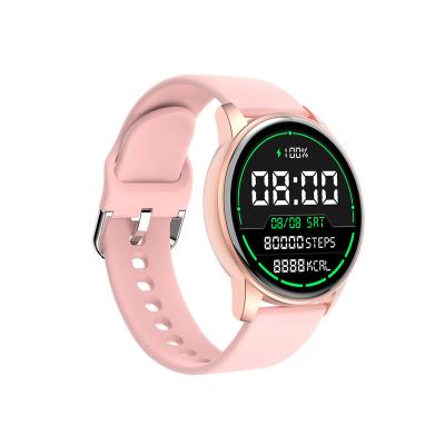 China 2022 multifunctional smart watch 2022 full touch screen smartwatch smartwatch heart rate blood pressure cheap stylish colorful round watches for sale