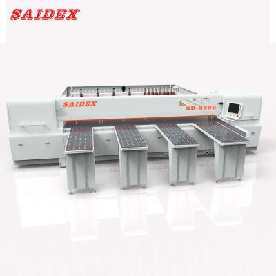 China Efficient Acrylic Design Cutting Machine Accuracy 3800mm Sawing Length 11kw Head Saw Motor Te koop