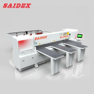 China 30 mm Axis Dia Acrylic Sheet Cutting Machine 80 mm Zaagdikte 16kw Totaal vermogen Te koop