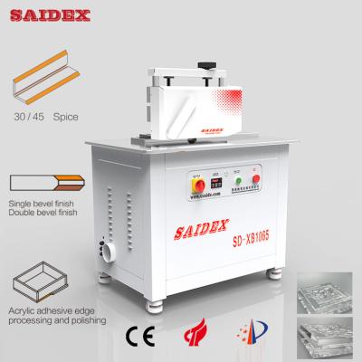 China 2.5kw 10A Elektrische Acryl Trimmmaschine Länge 1000mm 250kg Kleine 45-Grad-Beveling-Rundrandpoliermaschine zu verkaufen