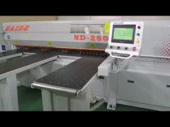 Precision Acrylic Cutting Machine 120mm Sawing 11kw Head Saw Motor