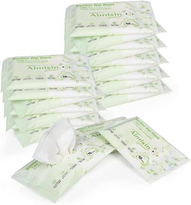 China Daily Life Cleanser 2022 New Care Biodegradable Mother Baby Bamboo Wet Wipes for Sensitive Skin for sale