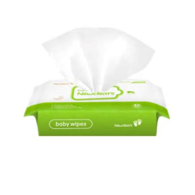 China Eco-Friendly Water Wipes Pure 99.9 Babies With Biodegradable Sensitive Wet Lid Wipes for sale