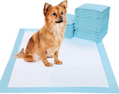 China Sustainable Disposable Leak Proof 5 Layers Dog Under Pet Pads Bed For Puppies Kittens for sale