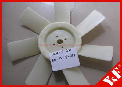 China Cuchilla plástica del ventilador del motor de los recambios del excavador del motor del OEM Kato Kobelco SK200-5 6D31 ME018185 en venta