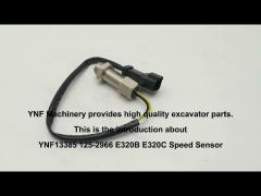 Excavator speed sensor