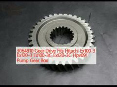 3064810 Gear Drive Fits Hitachi Ex100-3 Ex120-3 Ex100-3C Ex120-3C Hpv091 Pump Gear Box