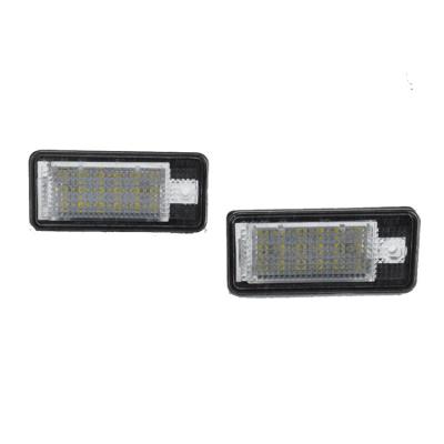 China Aluminum+PC LED License Plate Light Car LED Tag Light For Audi A3 S3 A4 8E 8H A3 Convertible S4 A6 C6 S6 A8 S8 Q7 RS4 RS6 Avant for sale