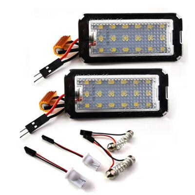 China Aluminum+PC Canbus Design Error Free Led License Plate Light For Fiat 500 500C for sale