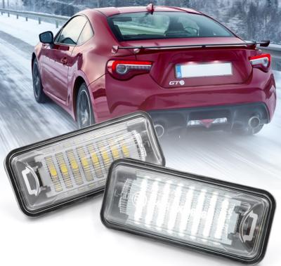 China Aluminum + PC LED License Plate Light Lamp For Toyota 86 GT86 FT86 Scion FR-S Subaru Impreza WRX STI XV Crosstrek Legacy for sale