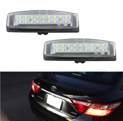 China Aluminum+PC LED License Plate Light For Toyota Prius Yaris Camry Lexus Echo HS250H GS300 GS400 GS430 Mitsubishi Grandis for sale