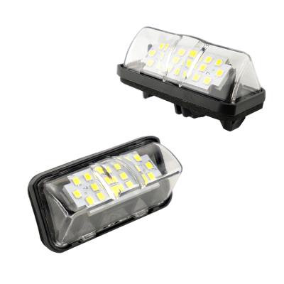 China Aluminum+PC LED License Plate Light For TOYOTA Rav4 Prius XW50 XW51 XW55 ZVW35 ZVW50 Alphard VELFIRE AGH30 AGH35 AYH30 GGH30 for sale