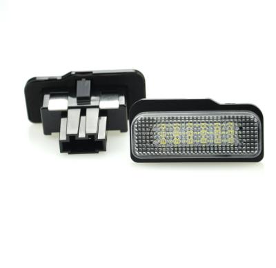 China Aluminum+PC LED CANBUS No Error License Plate Light For Mercedes-Benz W203 5D W211 4D W219 R171 2D Car License Plate Lamp for sale