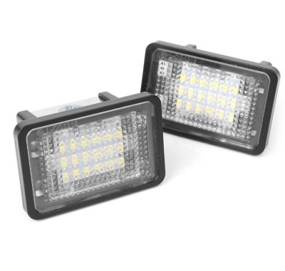 China Aluminum + PC LED Number License Plate Lights For Mercedes Benz GLK X204 GLK350 2008 Led License Lamp 2009 2010 2011 2012 2013 2014 Through 2015 for sale