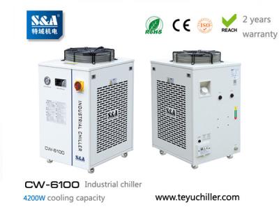 China S&A industrial compressor refrigeration chiller CW-6100 factory for sale