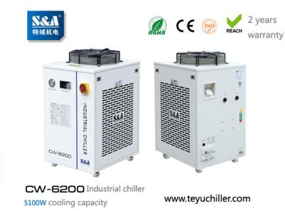 China S&A water chiller system for cooling wire edm machines for sale