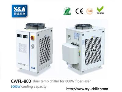 China S&A laser chiller CWFL-800 for cooling 800W fiber laser cutting machine for sale