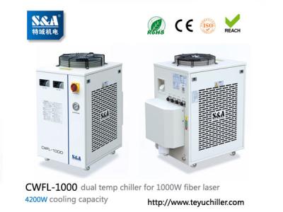 China S&A chiller CWFL-1000 for cooling 1000W fiber laser cutting & engraving machine for sale